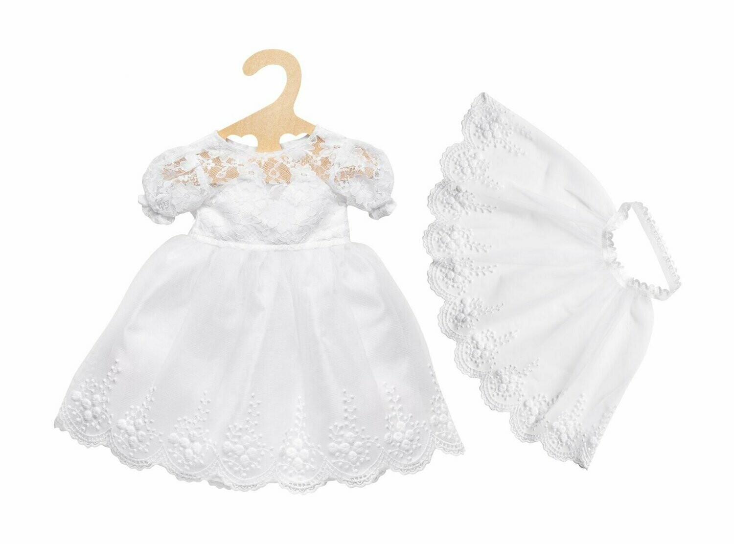 Brautkleid mit Schleier Brautkleid mit Schleier "Sissi" Puppen-Größe 28cm-35cm