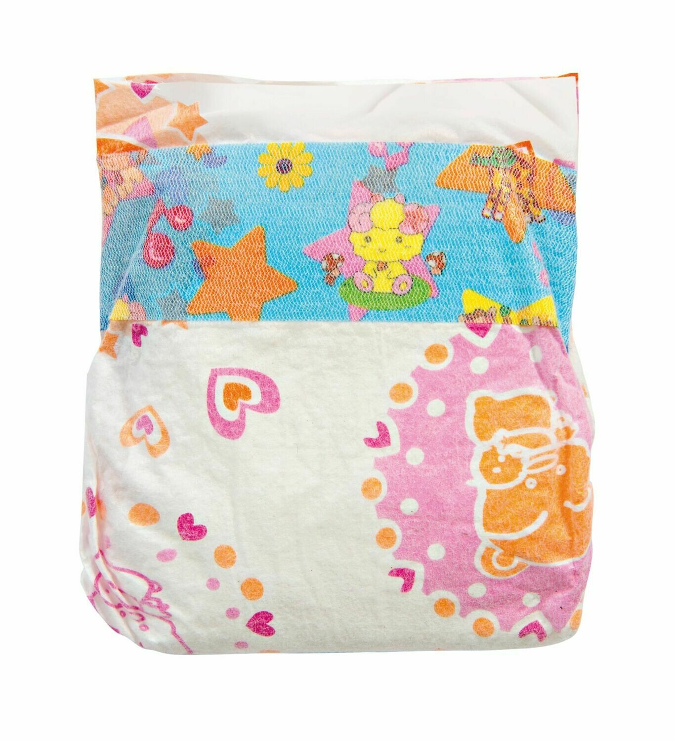 6 Windeln wieder verwendbar für Puppengöße 28-35cm 6 Windeln wieder verwendbar für Puppengöße 28-35cm