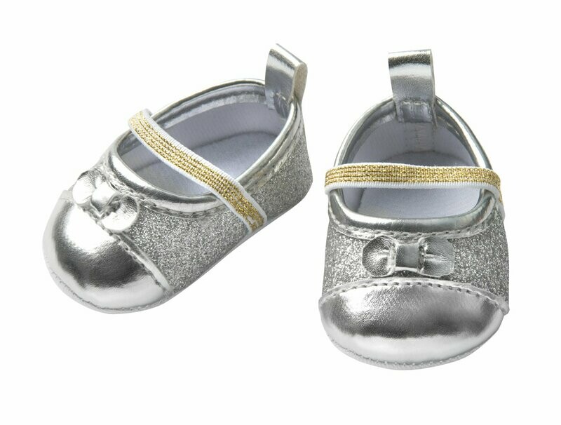Glitzer-Ballerinas Glitzer-Ballerinas "Silber" 38cm-45cm