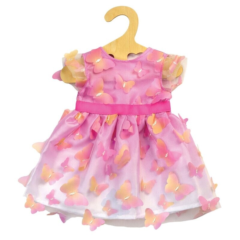 Kleid Kleid "Miss Butterfly" für Puppe-Größe 28cm - 35cm