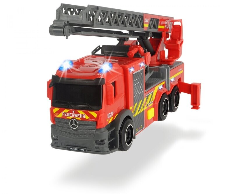 Feuerwehr-Auto mit Drehleiter, Licht, Sound, Batterien und einer Länge von 23cm Feuerwehr-Auto mit Drehleiter, Licht, Sound, Batterien und einer Länge von 23cm