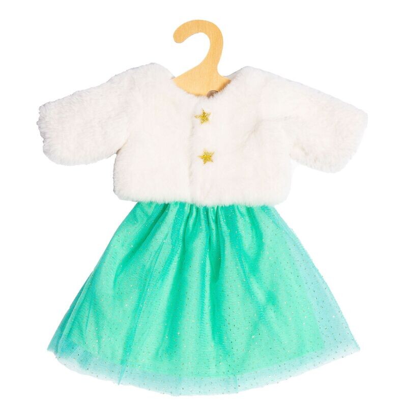 Plüschjacke mit Tüllrock Plüschjacke mit Tüllrock "Yuki" für Puppen-Größe 28cm bis 35cm