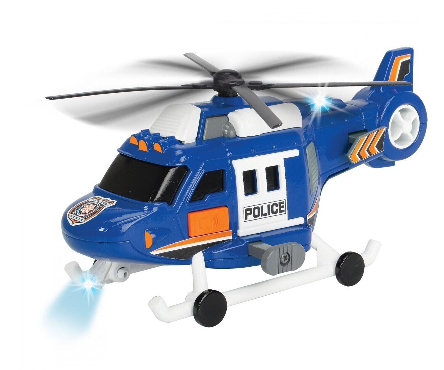 Polizei-Helicopter mit Licht, Sound und Batterie ca. 18cm Polizei-Helicopter mit Licht, Sound und Batterie ca. 18cm