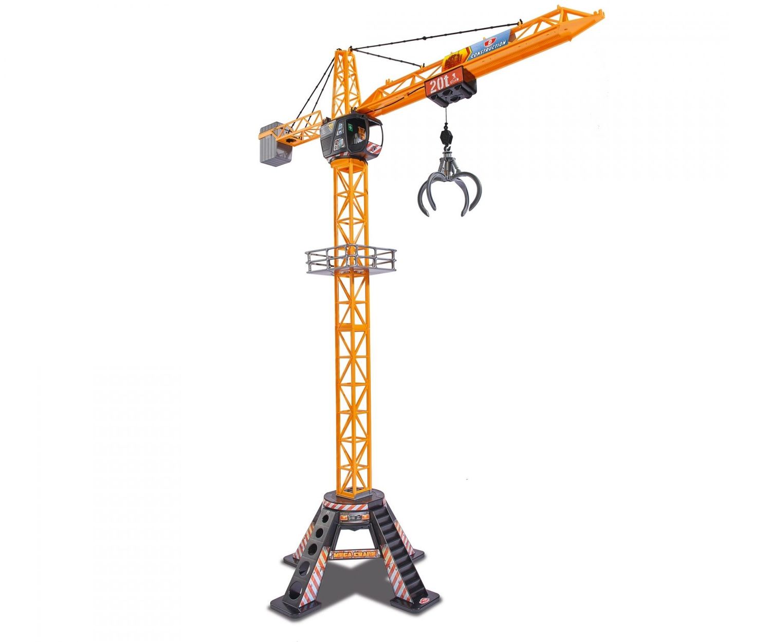 ferngeteuerter großer Kran   "Mega Crane"   120cm hoch  (6x 1,5V  LR6 Batterien sind nicht im Lieferumfang enthalten.)