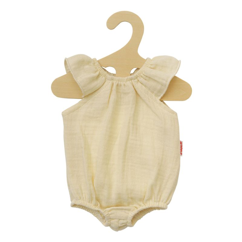 Body mit Rüschen aus 100% Baumwolle   "Ecru"   35cm-45cm