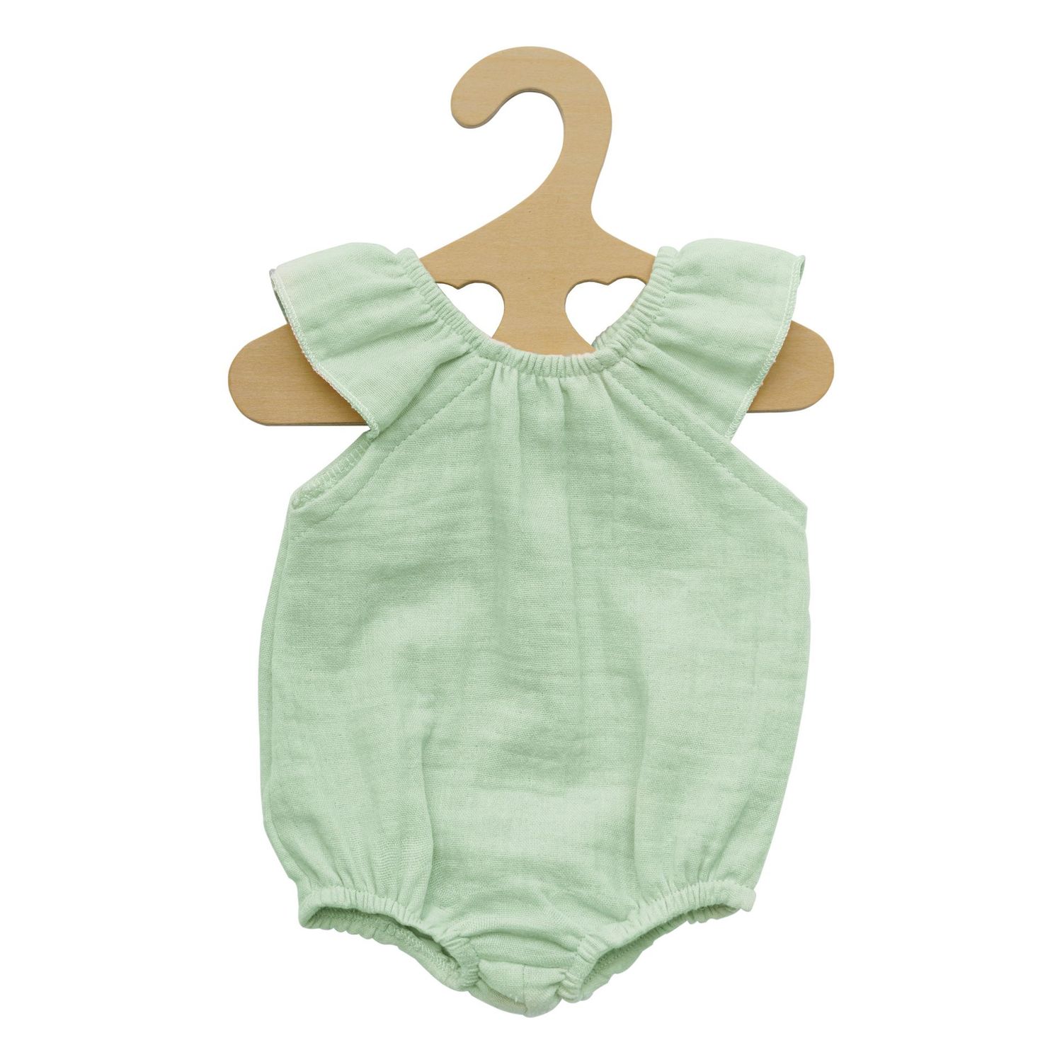Body mit Rüschen aus 100% Baumwolle Body mit Rüschen aus 100% Baumwolle "Mint" 35cm-45cm
