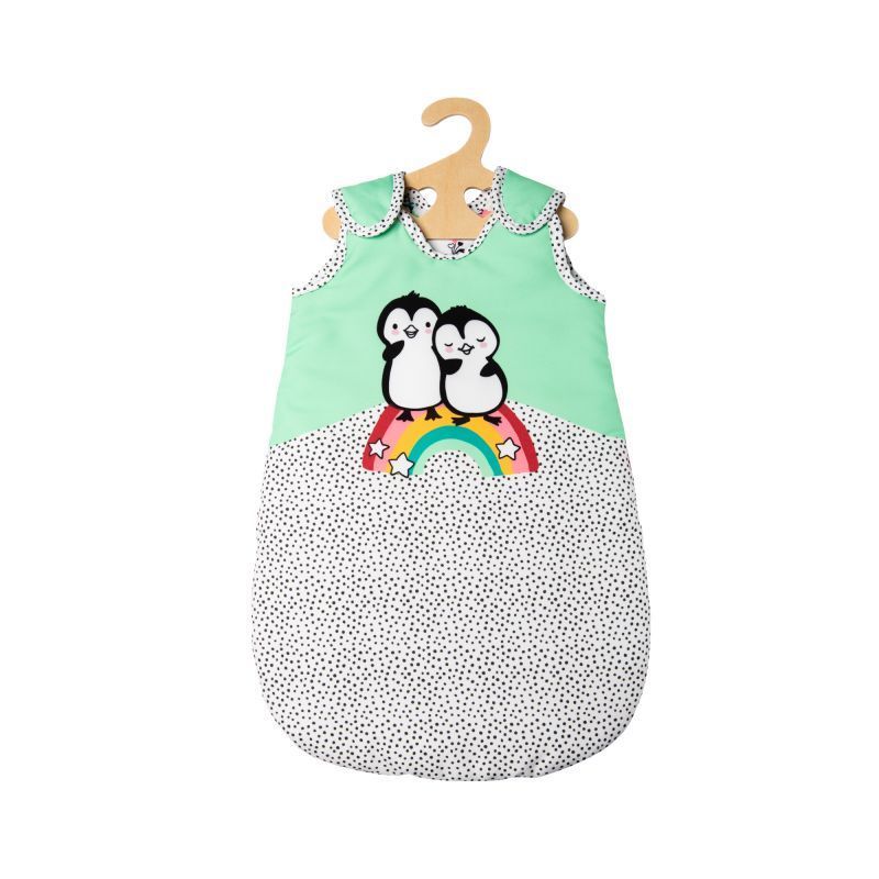 Schlafsack  "Pinguin Pünktchen"  28cm  bis  35cm