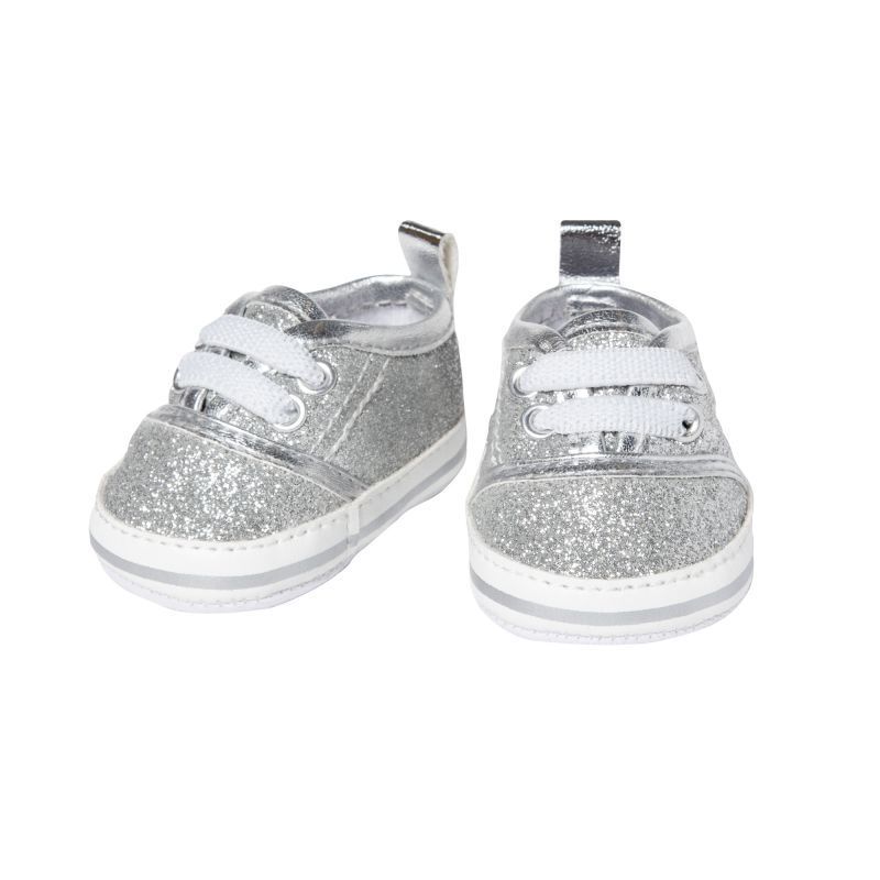 Glitzer-Sneakers Glitzer-Sneakers "Silber" 30cm bis 34cm