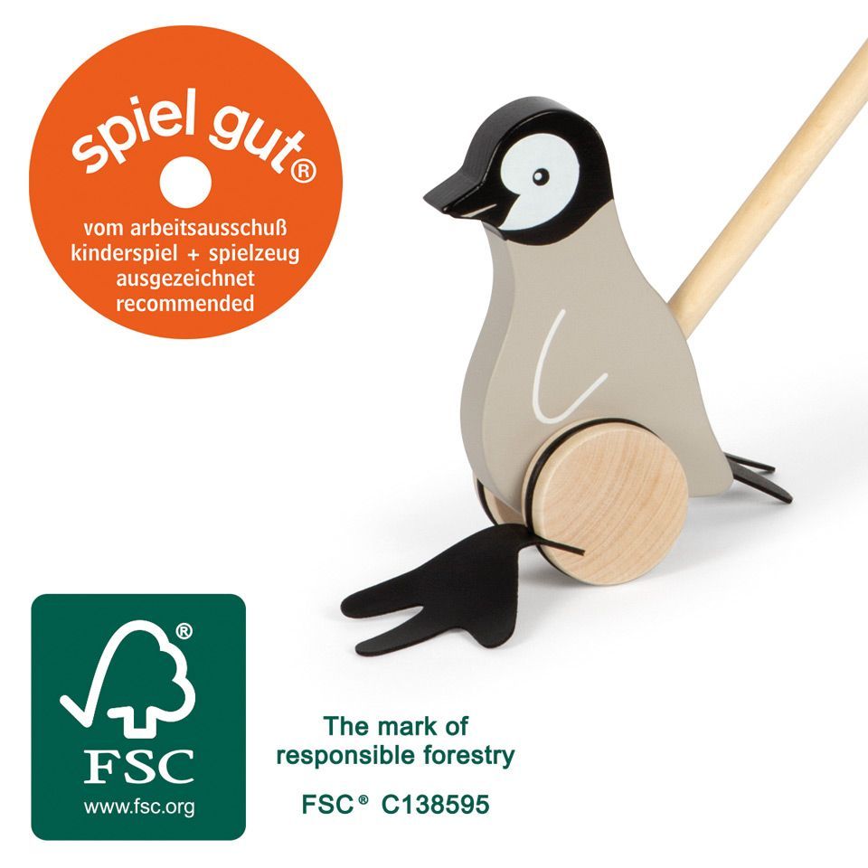 Schiebetier Schiebetier "Pinguin" ca.13x6x6cm