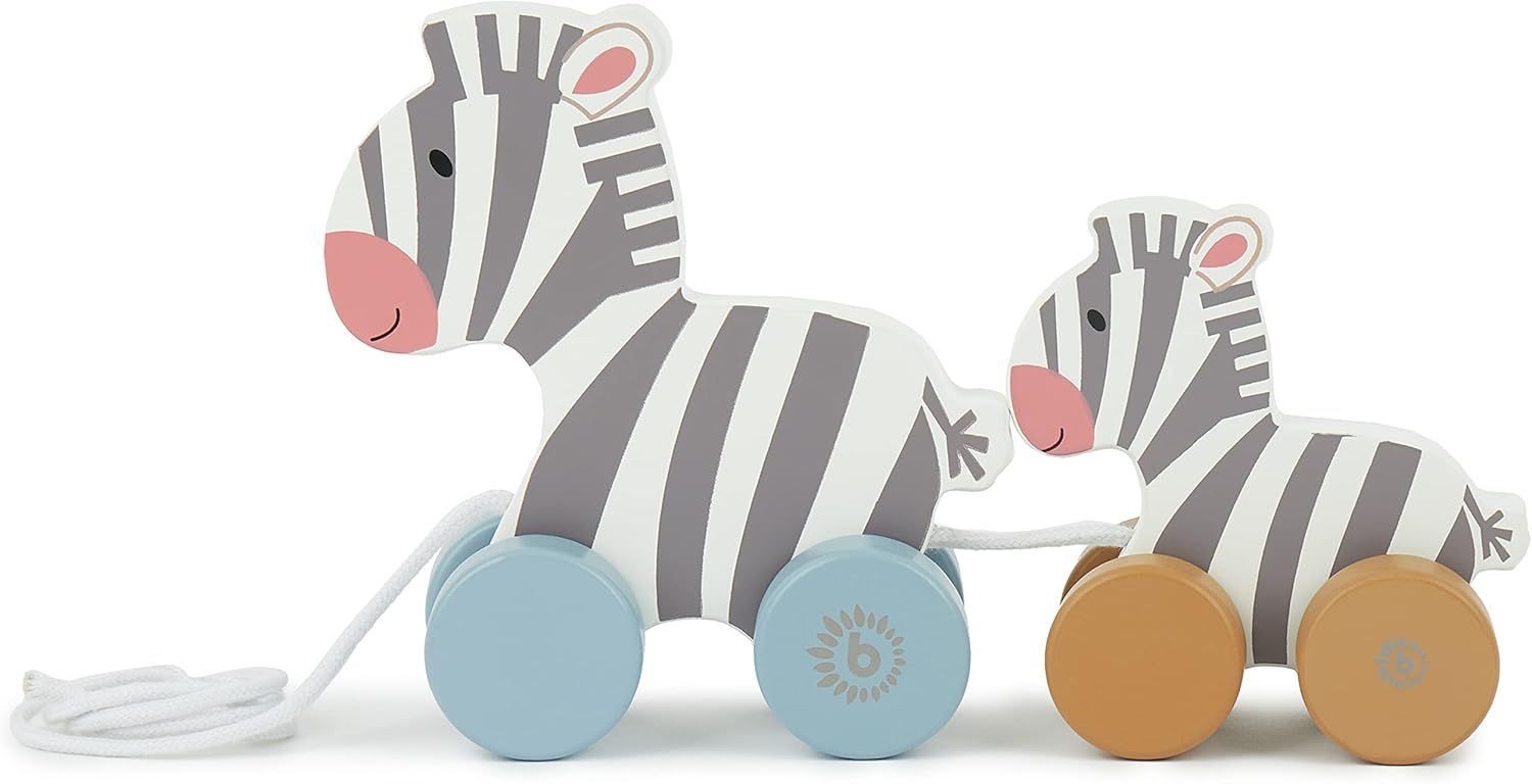 Nachziehtier Nachziehtier "Zebra mit Kind" ca. 21x5x13,5cm