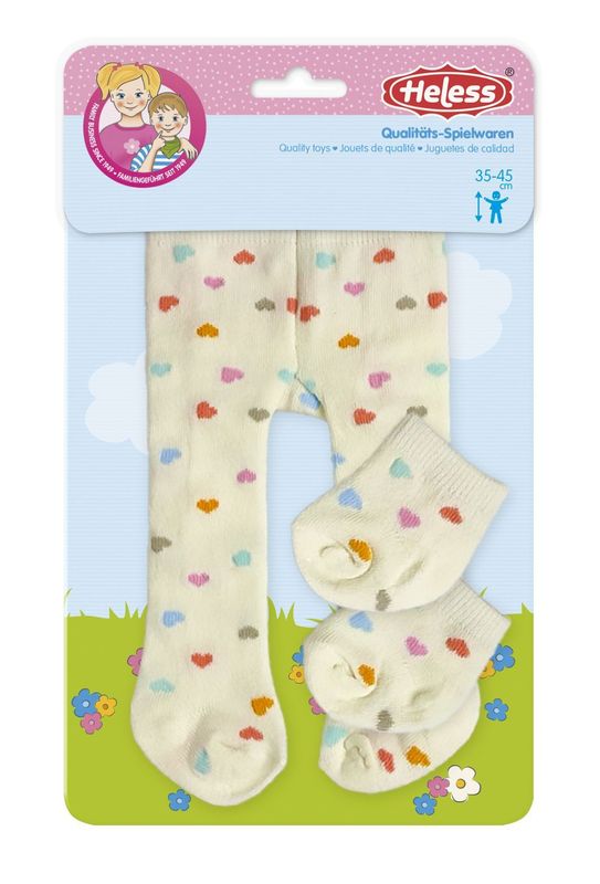 Strumpfhose mit Söckchen Strumpfhose mit Söckchen "Herz-Konfetti" 28cm bis 35cm