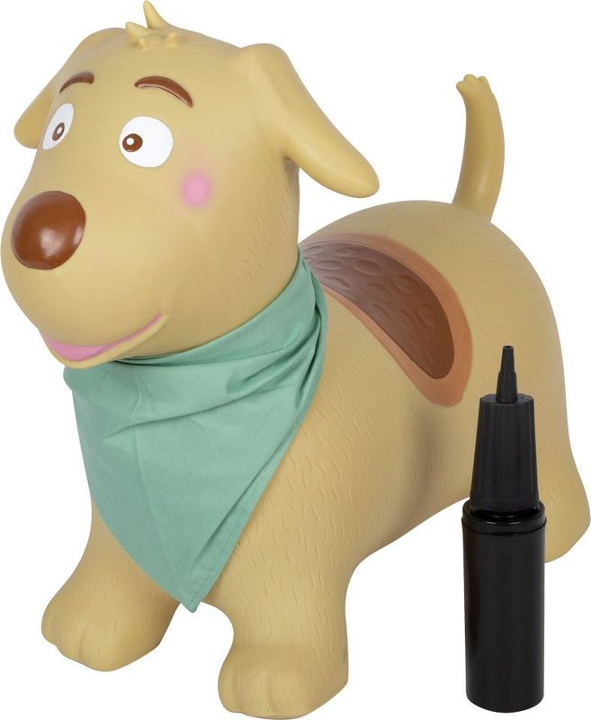 Hüpftier Hüpftier "Hund" mit einer Sitzhöhe von 26cm und bis 50kg belastbar ca. 1,550kg ca. 50x27x43cm