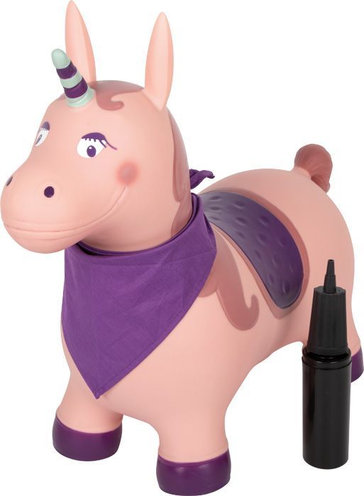 Hüpftier Hüpftier "Einhorn" mit einer Sitzhöhe von 24cm und bis 50kg belastbar ca. 1,660kg ca. 60x32x50cm