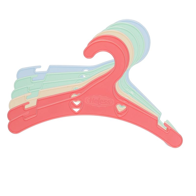 6 Kleiderbügel in Pastell für Puppengröße 35cm bis 45cm 6 Kleiderbügel in Pastell für Puppengröße 35cm bis 45cm