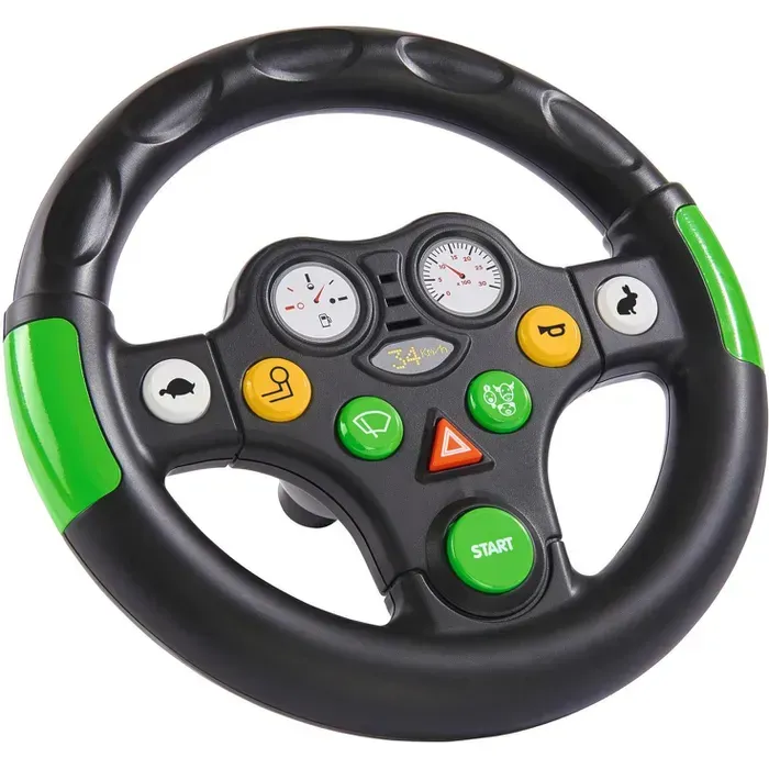 BIG Lenkradmit Licht, Sound und Batterien BIG Lenkradmit Licht, Sound und Batterien "Traktor-Sound-Wheel" ca.19,3x19,3x10,5cm