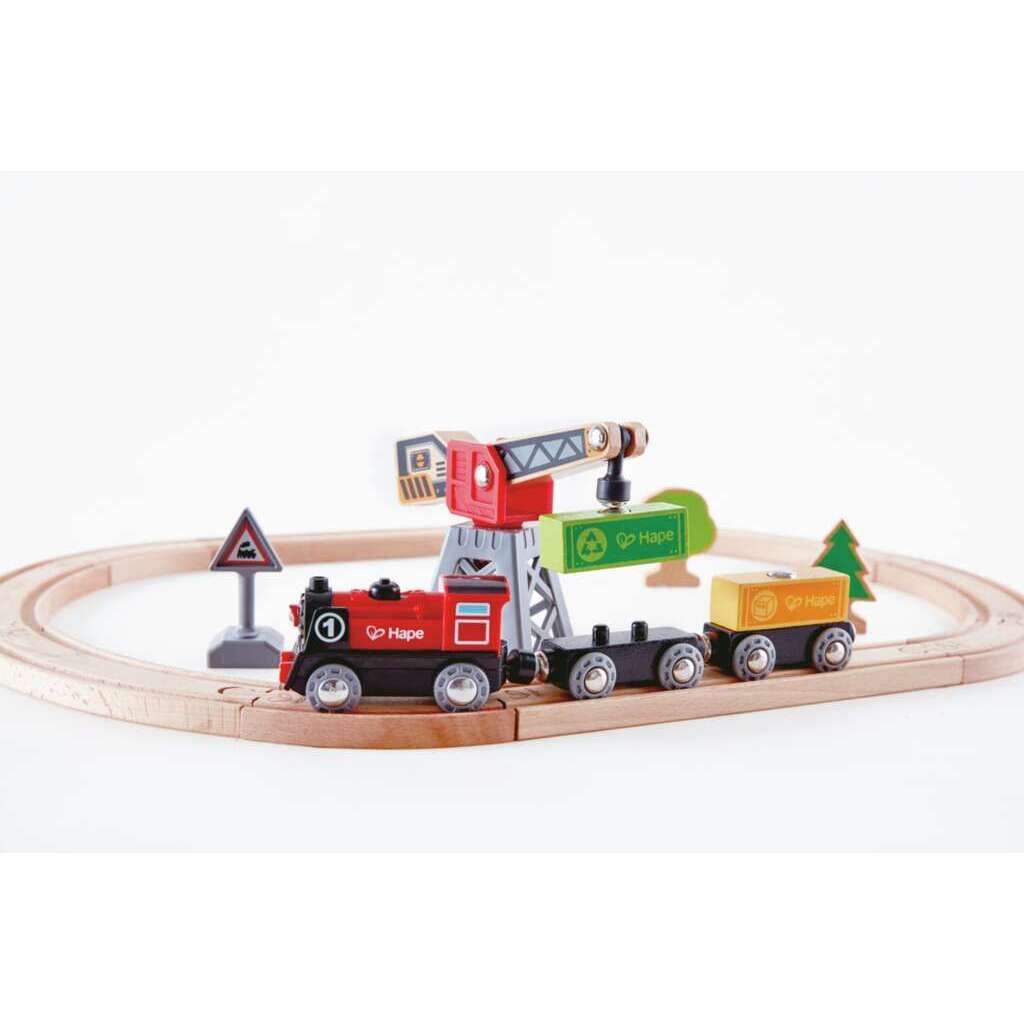 Frachtlieferung-Eisenbahn mit 2 AAA-Batterien die nicht im Lieferumfang enthalten sind,  ca. 50x40x50cm