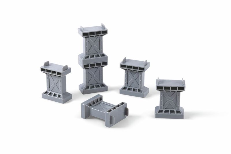 Erweiterungsset Erweiterungsset "Eisenbahn Pier" 6-teilig ca. 19x19x19cm
