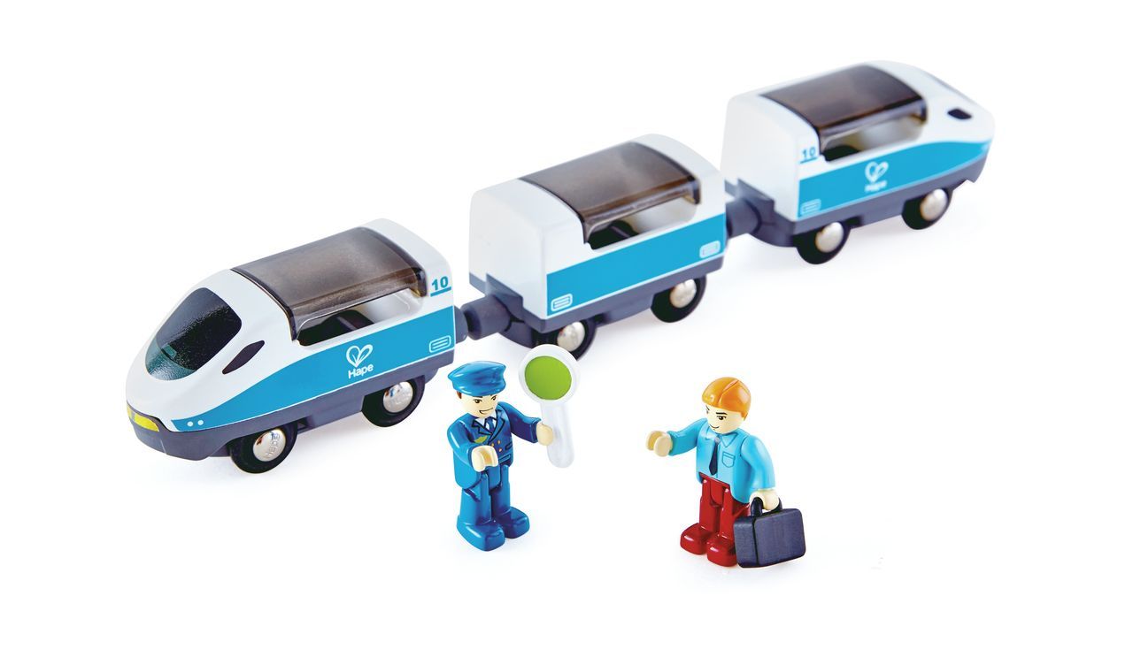 Intercity Zug mit 2 Personen 7-teilig ca. 27x6x8cm Intercity Zug mit 2 Personen 7-teilig ca. 27x6x8cm