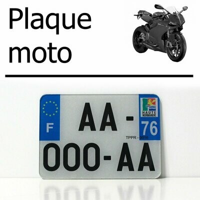 Plaque Moto