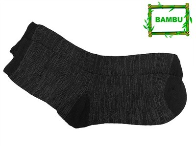 Raidalliset bambusukat, harmaa/musta, koko 43-46 Raidalliset bambusukat, harmaa/musta, koko 43-46