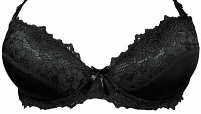 Mustat Push Up liivit A-kuppi Mustat Push Up liivit A-kuppi