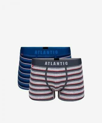 Boxerit Atlantic Sport, sininen, 2 kpl / pakkaus