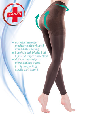 Leggingsit Push-Up, 100 den, mustat Leggingsit Push-Up, 100 den, mustat