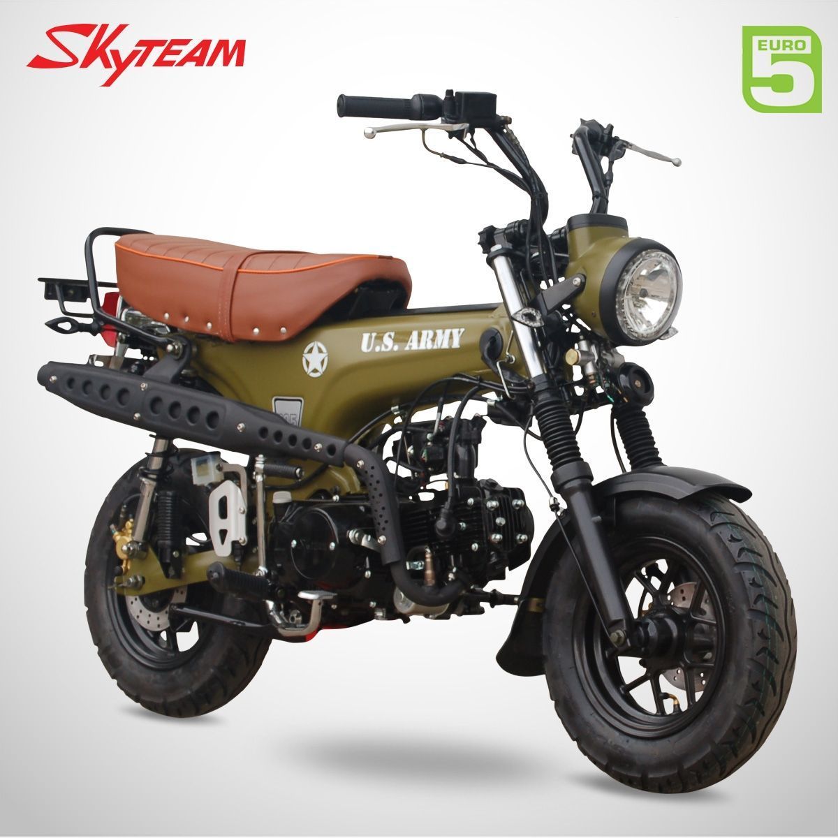 Moto SKYTEAM 125cc - DAX - US Army Vert Mat