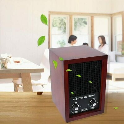 Ivation Ozone Generator Air Purifier, Ionizer & Deodorizer -Purifies Up to 3,500 Sq/Ft -Great for Dust, Pollen, Pets, Smoke & More Cherry