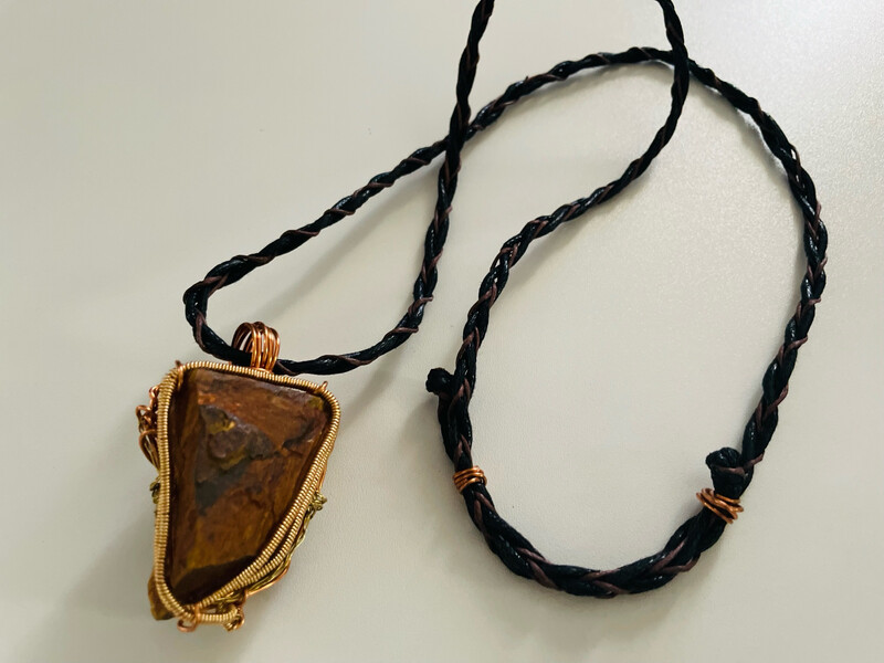 Raw Tiger’s Eye Necklace