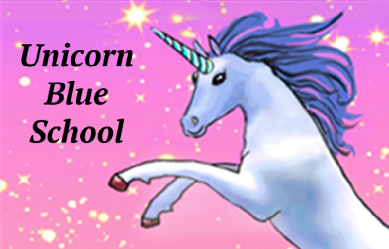 Unicorn Blue School - Software Download (iPad &amp; Chromebook) Includes Text-to-Speech Capability