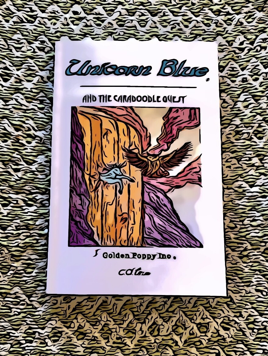 Unicorn Blue And The Caradoodle Quest -  Signed First Edition