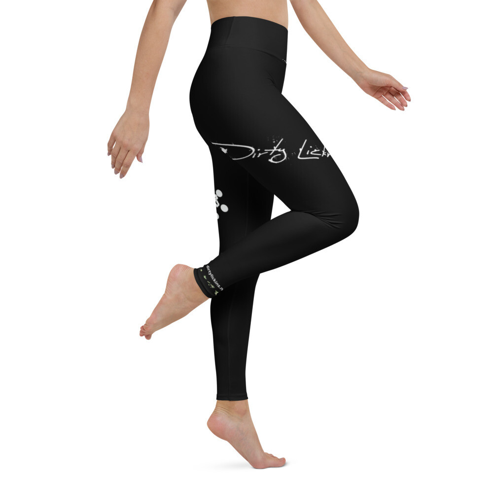 Dirty Lickins® Gekko Yoga Leggings inside pocket black