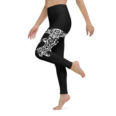 Dirty Lickins® Hammerhead Black Yoga Leggings w/ pocket