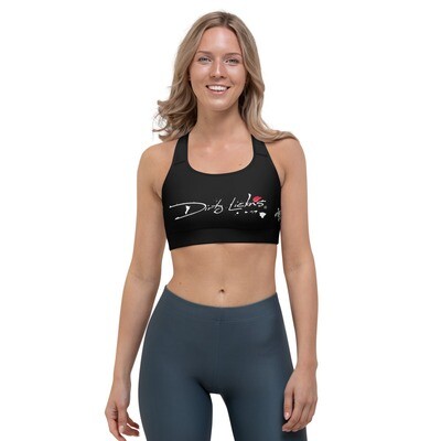 Dirty Lickins®  Honu Black Sports bra