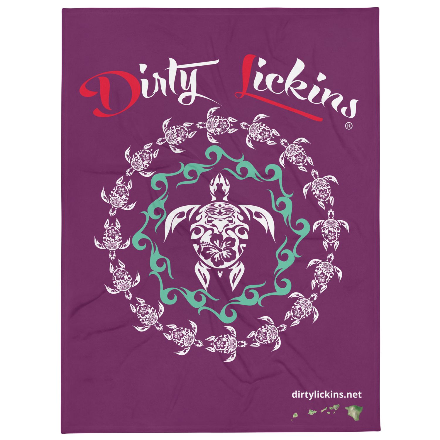Dirtylickins ®  60x80 throw blanket