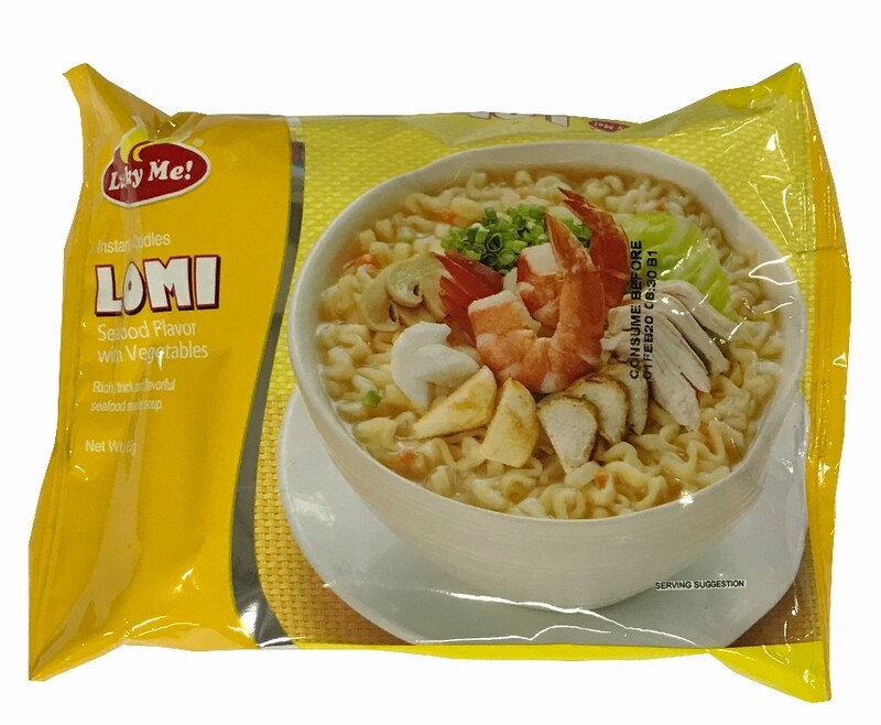 Lucky Me! Instant Noodles Lomi Seafood Flavor and Vegetables 65g