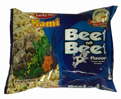 Lucky Me! Mami Beef na Beef Flavor Instant Mami Noodles 55g