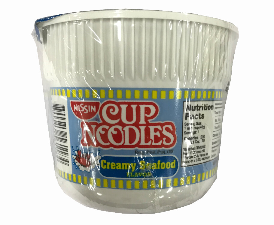Nissin Cup Noodles Creamy Seafood Flavor 45g