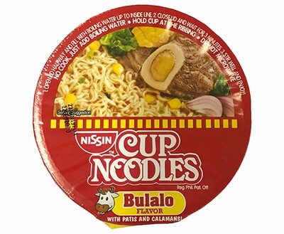 Nissin Cup Noodles Bulalo Flavor with Patis and Calamansi 60g