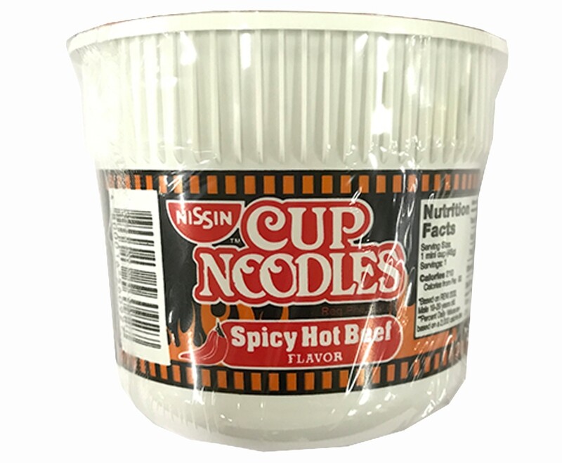 Nissin Cup Noodles Spicy Hot Beef Flavor 40g