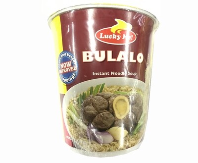 Lucky Me! Bulalo Beef Bone Marrow Flavors  Instant Noodle Soup Go Cup  40g