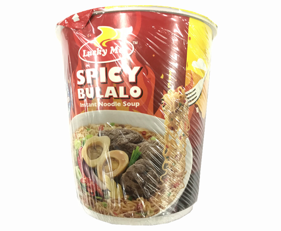 Lucky Me! Spicy Bulalo Spicy Beef Bone Marrow Flavor Instant Noodle Soup Go Cup 70g