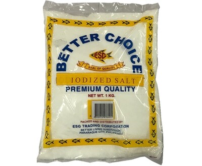 Better Choice Iodized Salt Premium Quality 1kg
