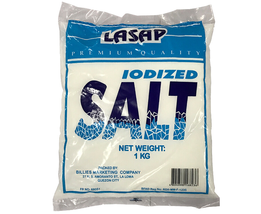 Lasap Premium Quality Iodized Salt 1kg