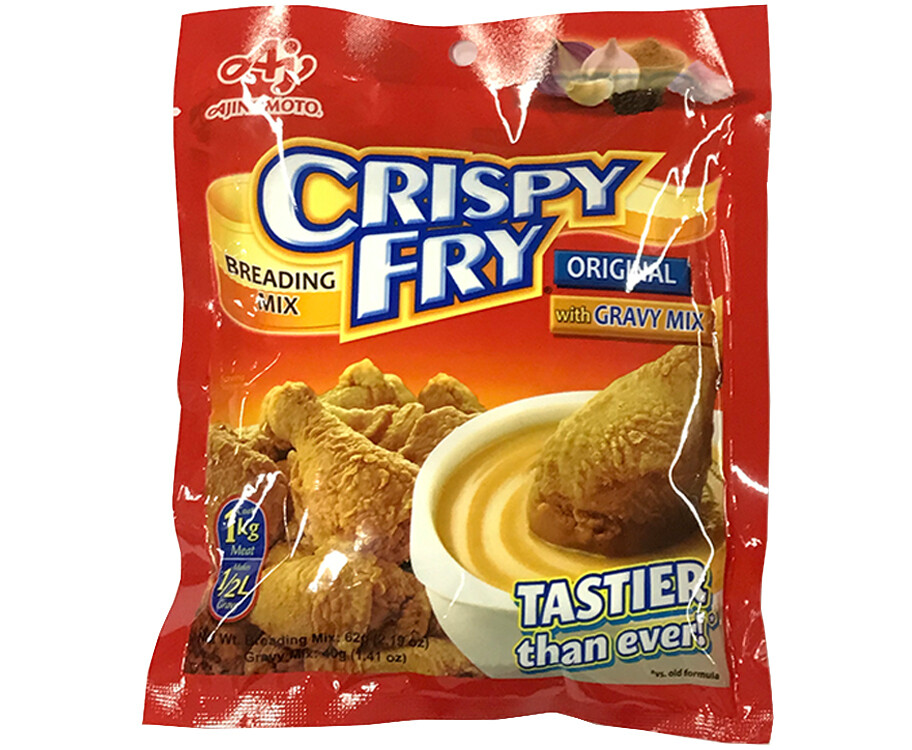 Ajinomoto Crispy Fry Breading Mix Original with Gravy Mix 62g