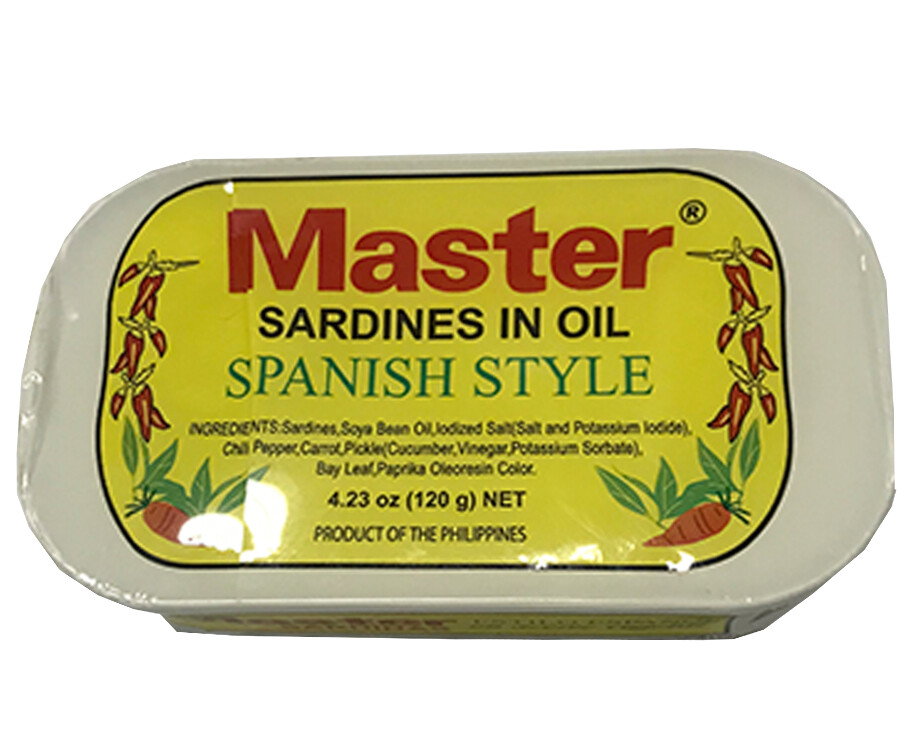 Master Sardines in Oil Spanish Style 120g