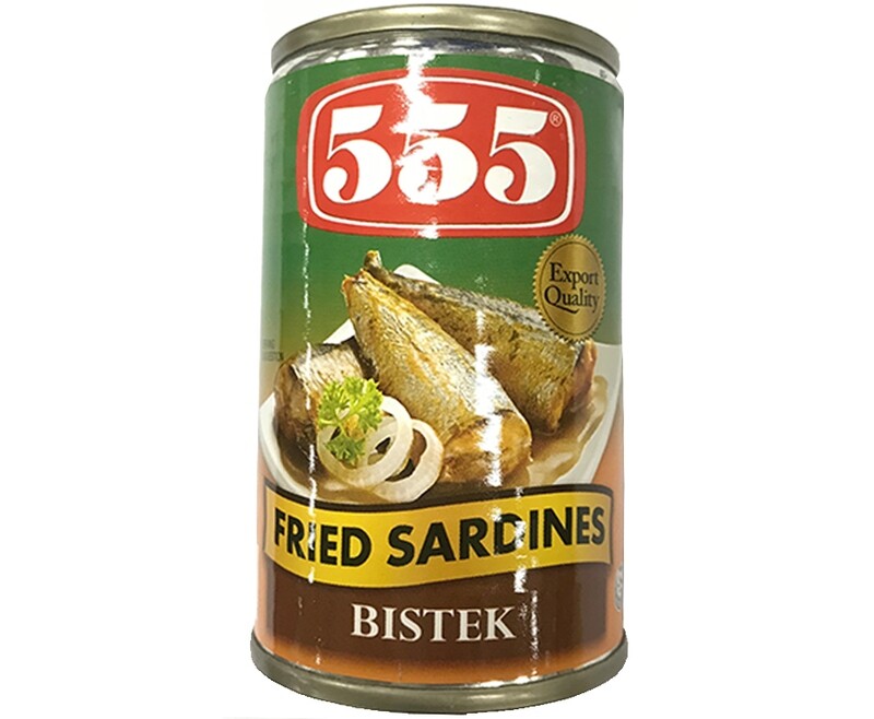 555 Fried Sardines Bistek 155g