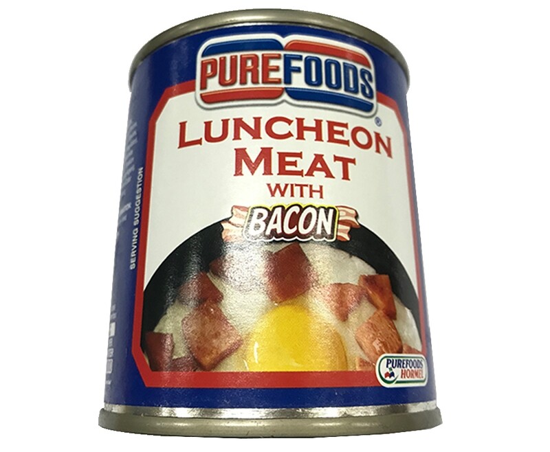 Pure Foods Luncheon Meat with Bacon 240g
