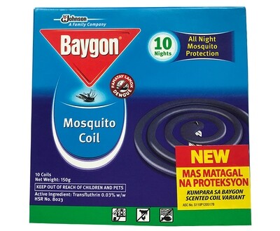 Baygon Mosquito Coil Jumbo Size